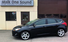 2012 Ford Focus with professional window tint in North Bay
